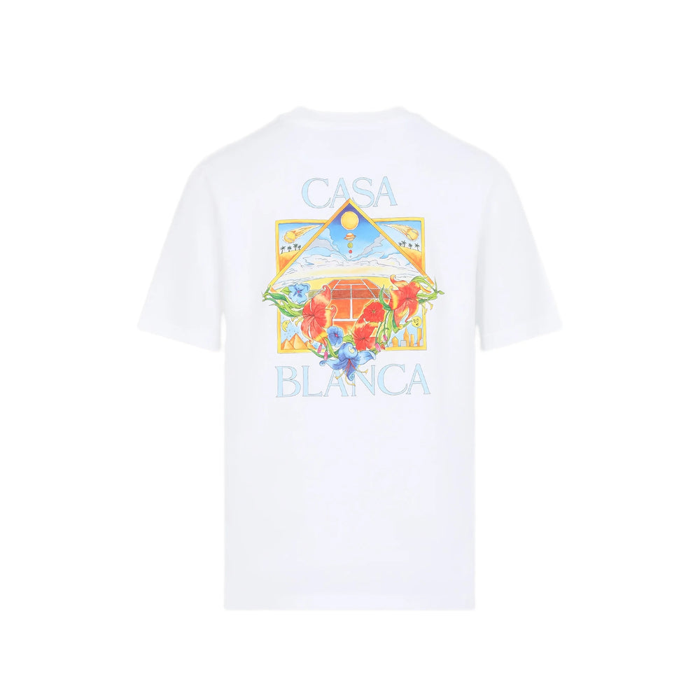 Casablanca T Shirt - Bianco | 8702f4729128794d18137756e495de4d90f9a79a