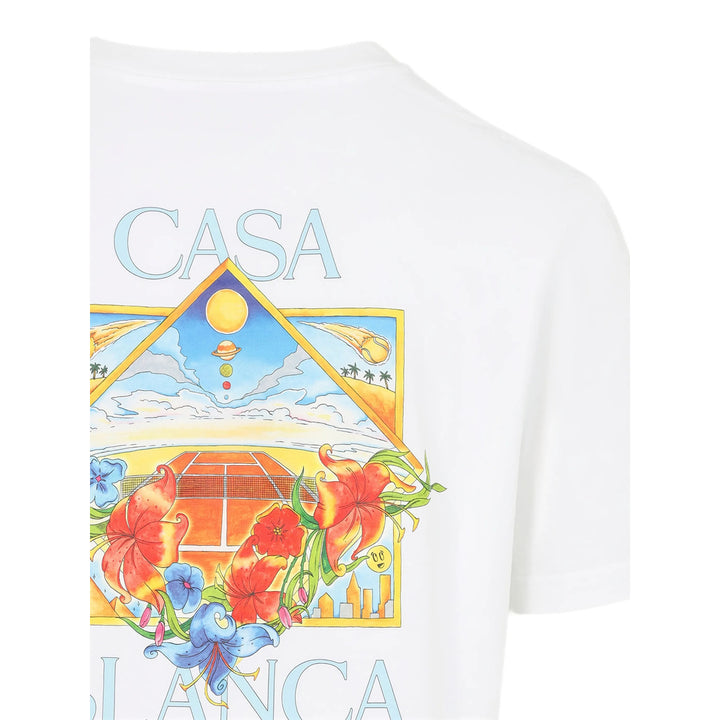 Casablanca T Shirt - Bianco | e500681340adfdf4bf82e6f8e43203f82bea44a9