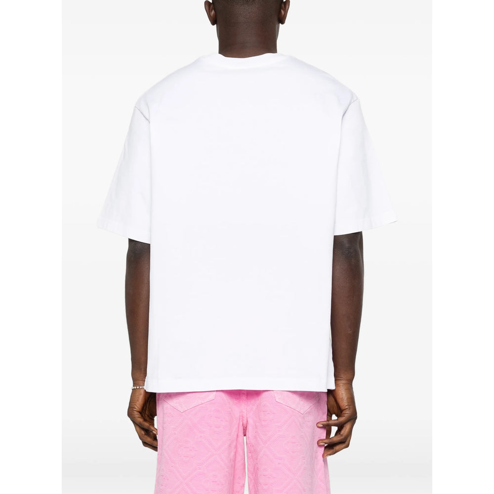 Casablanca T Shirt - Bianco | 98c9f3cd2ce3ff0ab5c910781d0d49601879f84e