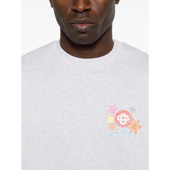 Casablanca T Shirt - Grigio | 23edf55f80f4624170085783df906b5b83ced3aa