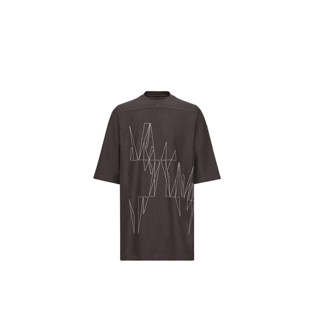 Moncler X Rick Owens T Shirt - Marrone | 03195391ef6aee704e4543a047c8b05196d8bf5a