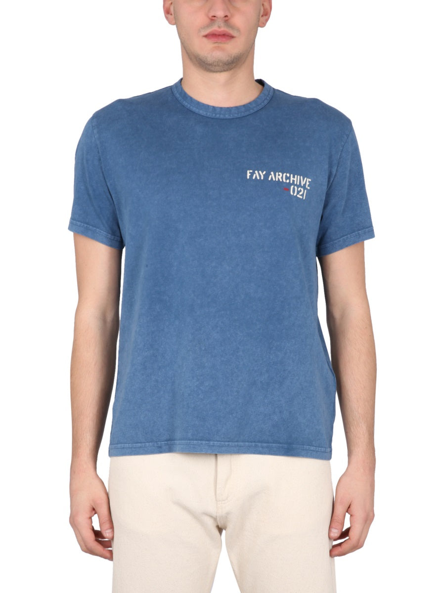 Fay T shirt - Blu | Wanan Luxury