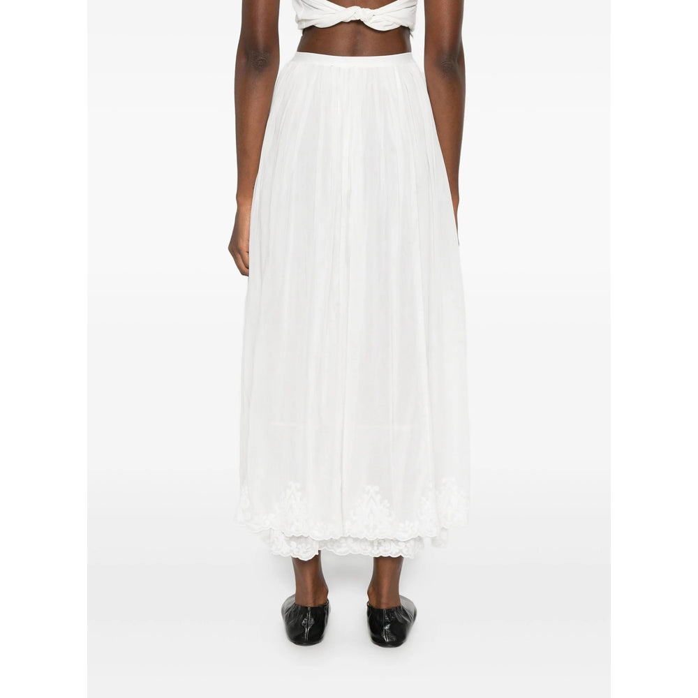 Forte_forte Gonne - Bianco | 5f12e01c9e0f18cf3804f56a5ecbbc7206f6fa15