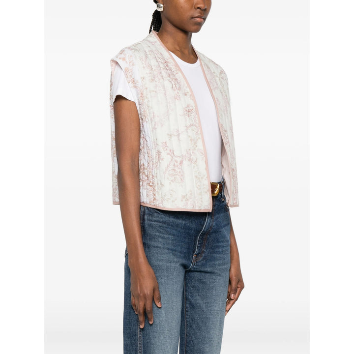 Forte_forte Waistcoats - Bianco, Rosa | c61c9ddad9d2c6aa61b7495427a894ebaaf6e2ec