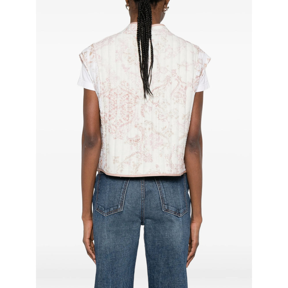 Forte_forte Waistcoats - Bianco, Rosa | b117d65f5ca947e02acc9eb2ef1e20772d6400ce