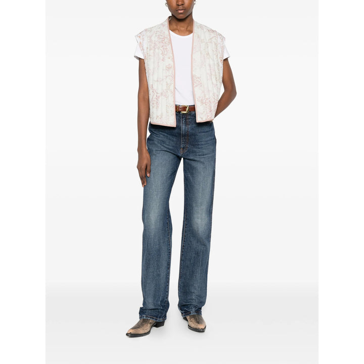 Forte_forte Waistcoats - Bianco, Rosa | b01cdcac827aba44567f31b7078e1052aeca533c