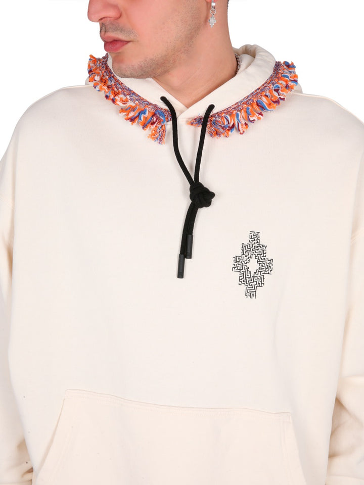 Marcelo Burlon Felpe - Neutro | Wanan Luxury