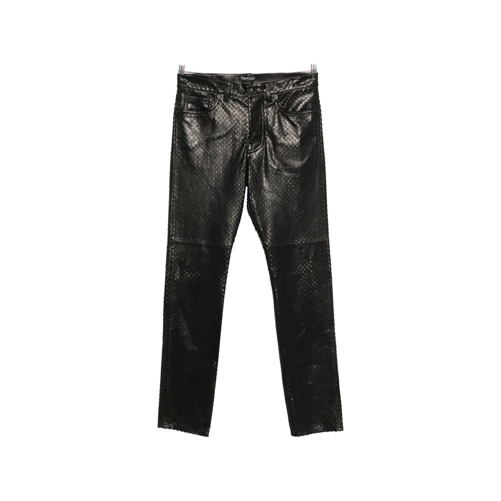 Tom Ford Leather Pants - Nero | cb8699023c828cd41e907df85a1d49ca325d9f80