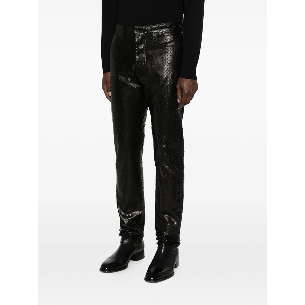 Tom Ford Leather Pants - Nero | d675df1489f3f2e0ae9bcfa2b074db5411555e16