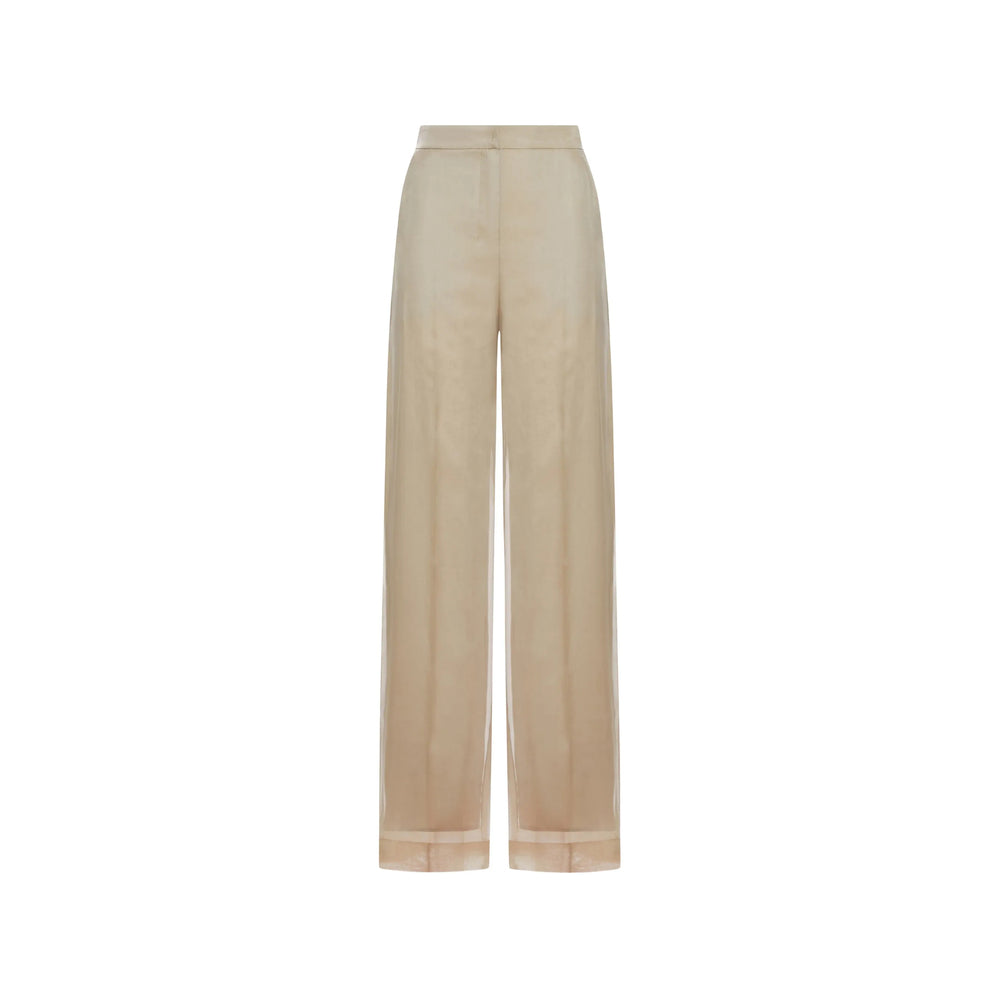 Max Mara Pianoforte Pantaloni - Neutro | 327832a0a8c1d57dc7700aa2375920b1968c520f