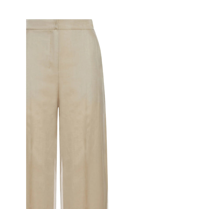 Max Mara Pianoforte Pantaloni - Neutro | f0b4549a2fdf7ef637cb4795fde3a6272627ac00