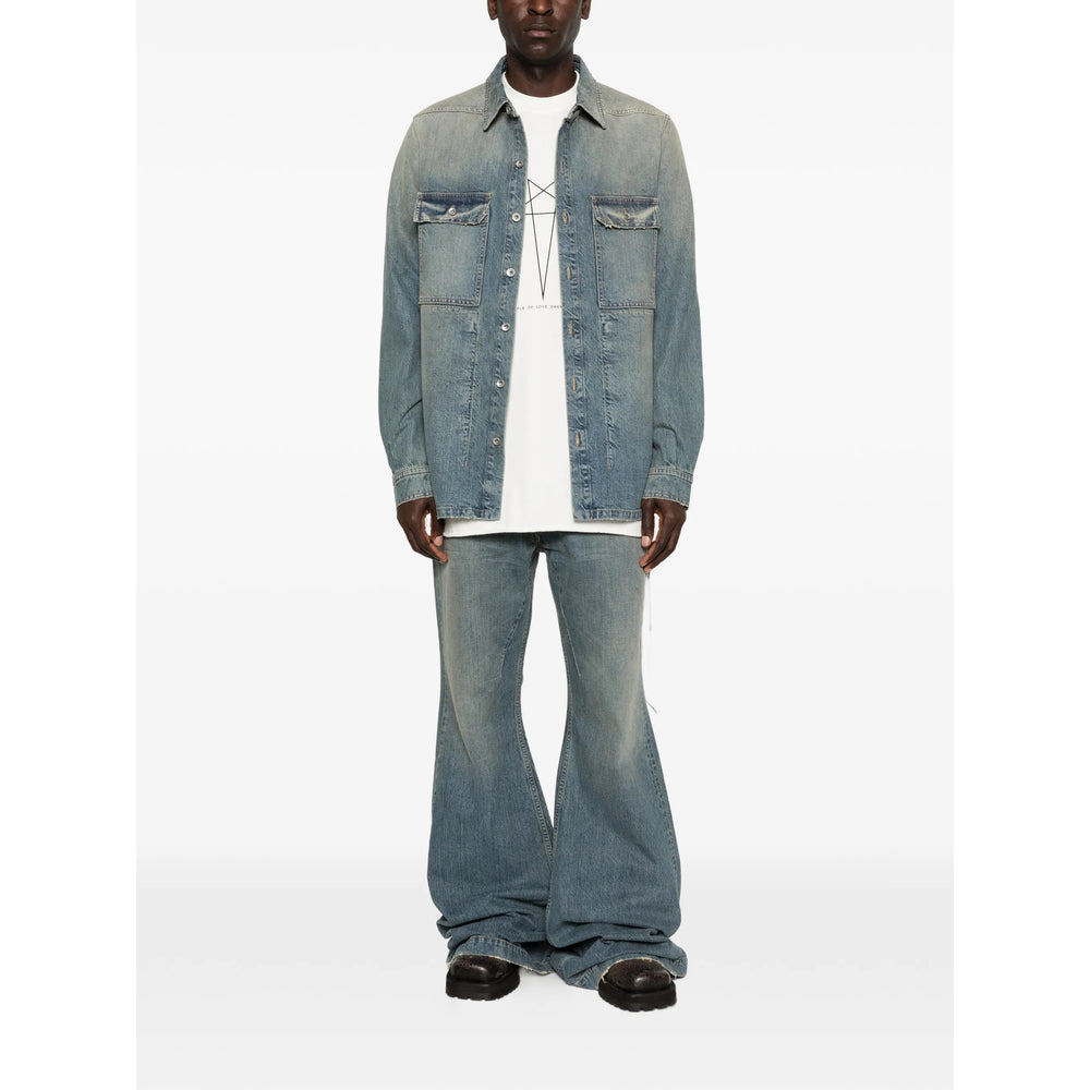 Rick Owens Drkshdw Outerwears - Blu | 56cc130704fee0b74ba392ab2ae57ac7b7a34aa5
