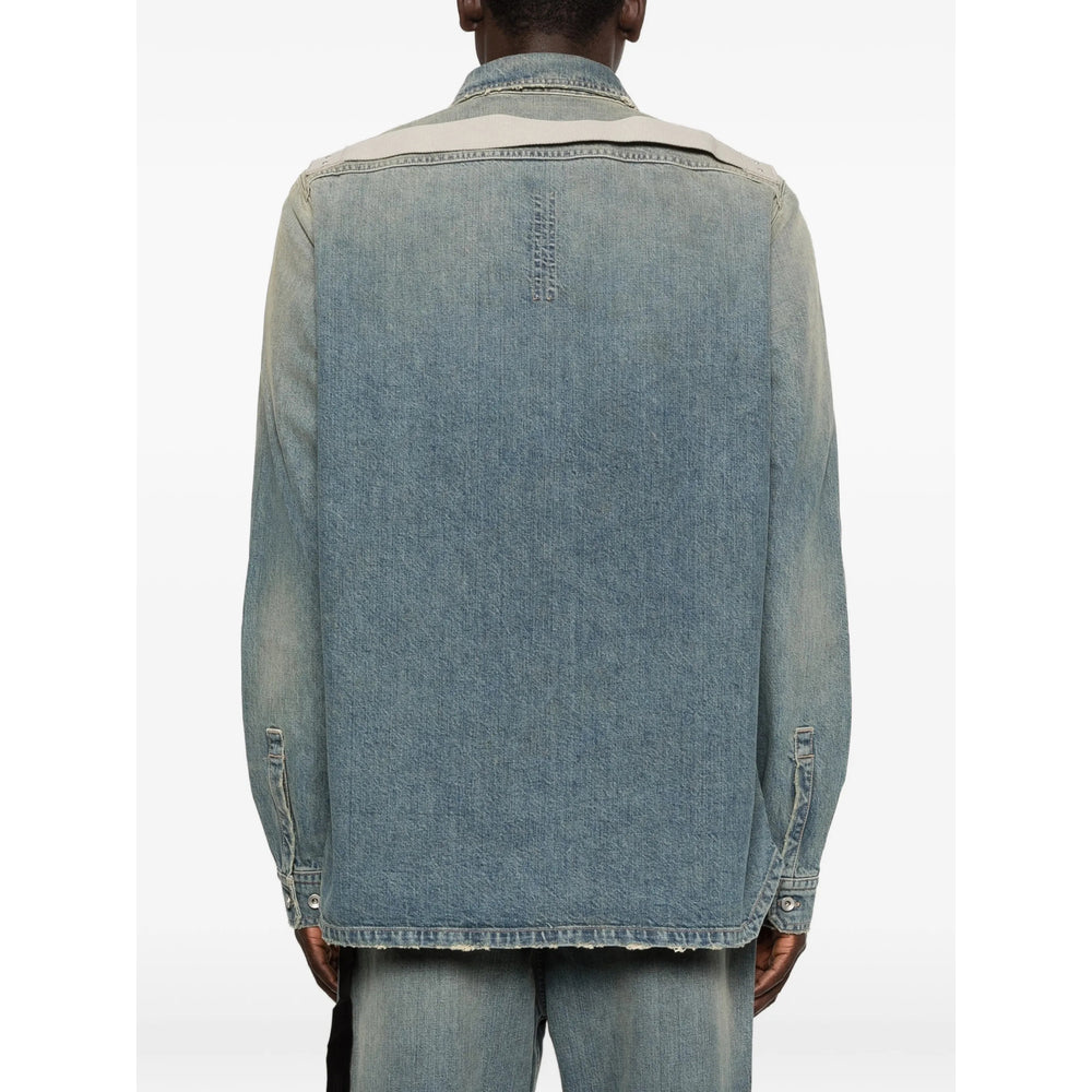 Rick Owens Drkshdw Outerwears - Blu | 98a5a34957de7e0a4e37bf22fb7ed52929b4bd60