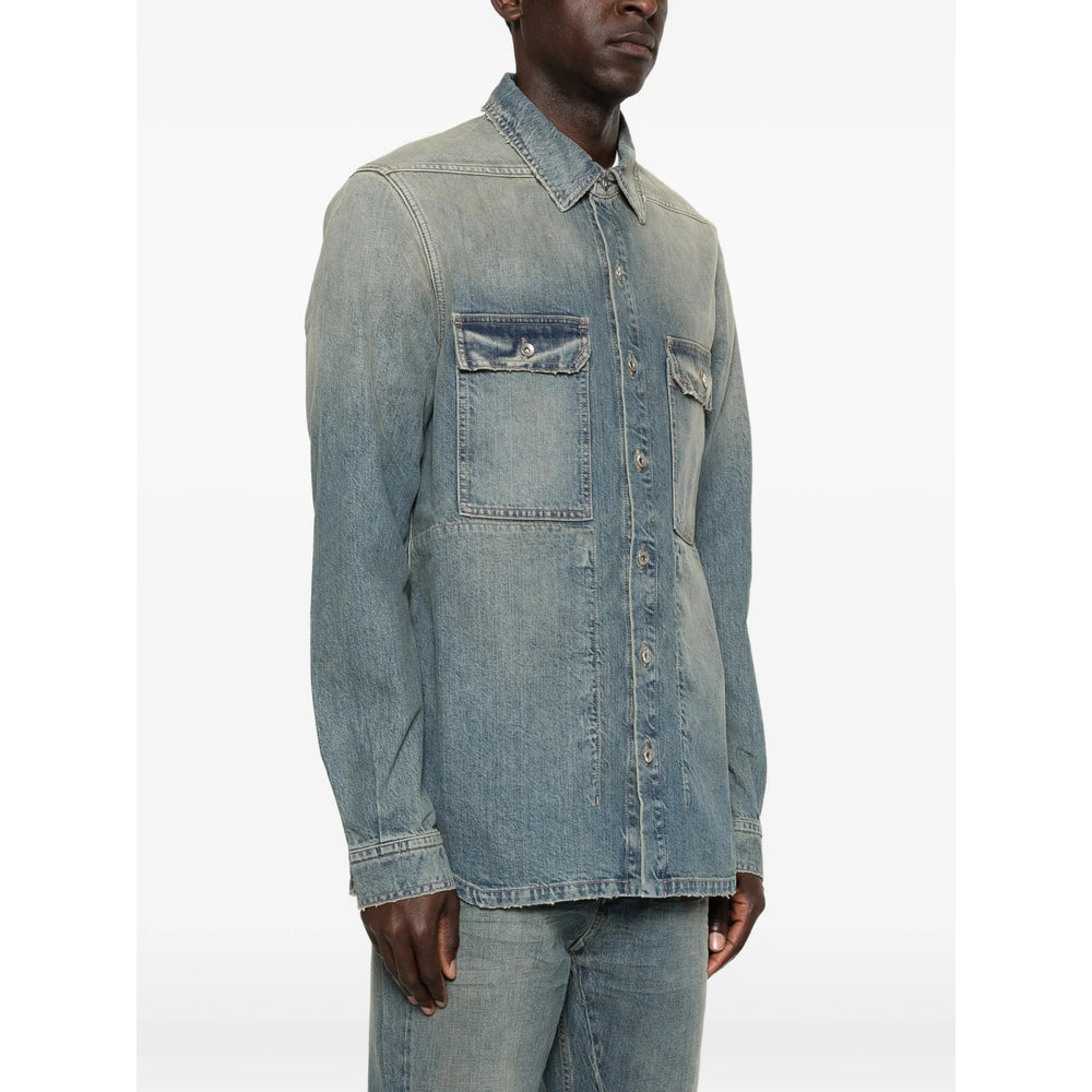 Rick Owens Drkshdw Outerwears - Blu | 59e9c5c59423e22fc262fca6651f5d0d77824831