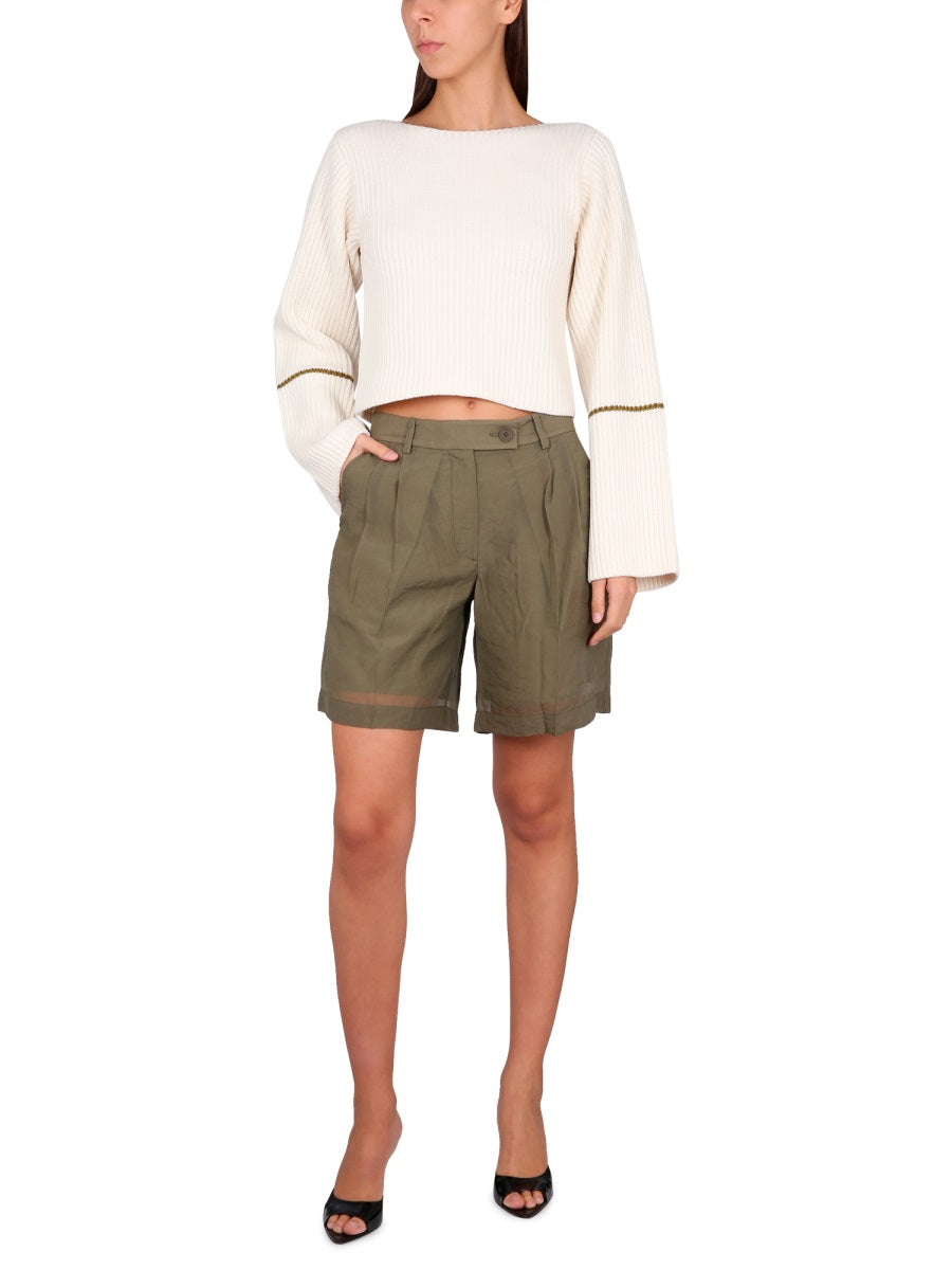 Helmut Lang Shorts - Verde | Wanan Luxury