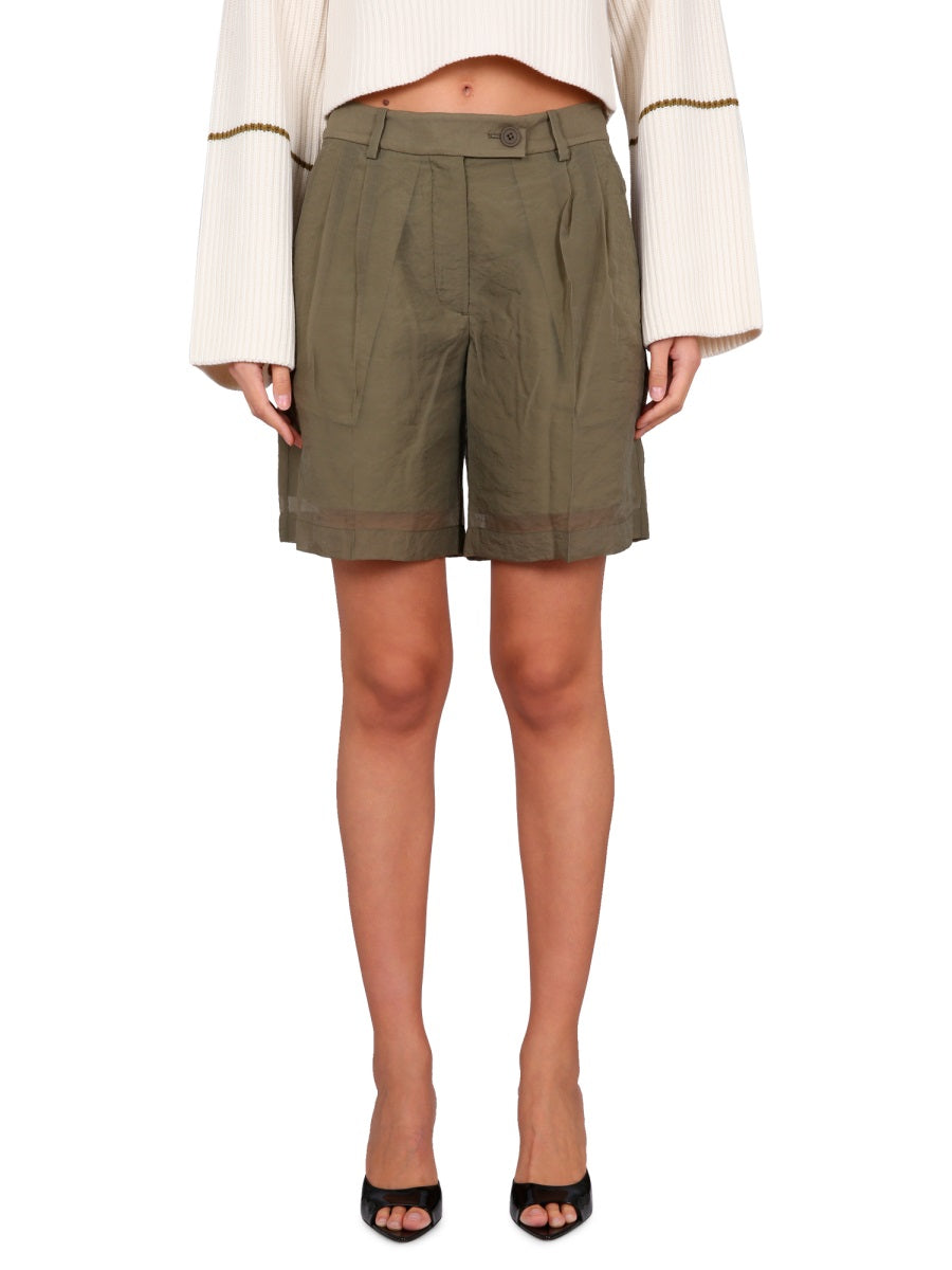 Helmut Lang Shorts - Verde | Wanan Luxury