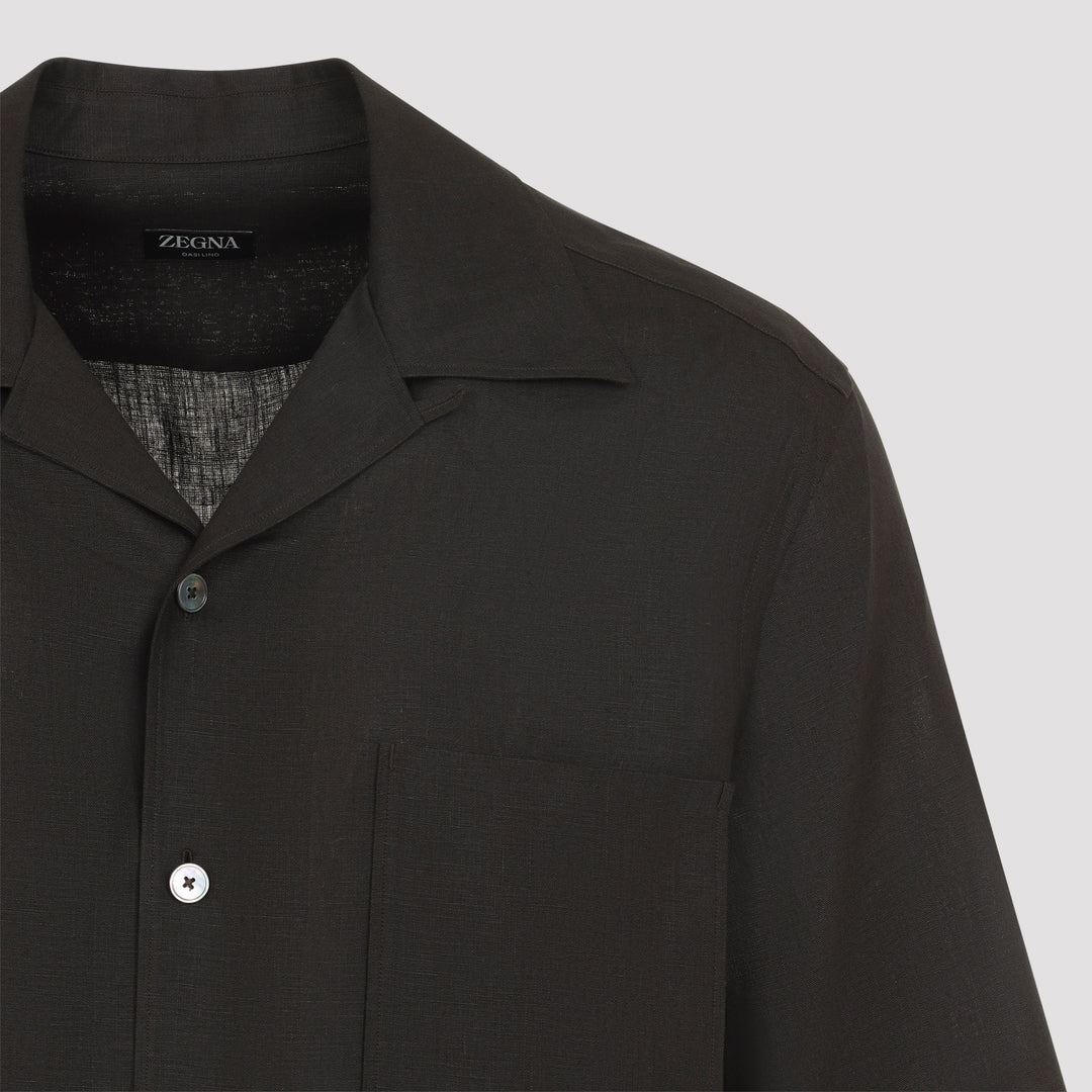 Zegna Shirts - Marrone | 60a3d9f7df538f0d401a029236a25f34a3aed511