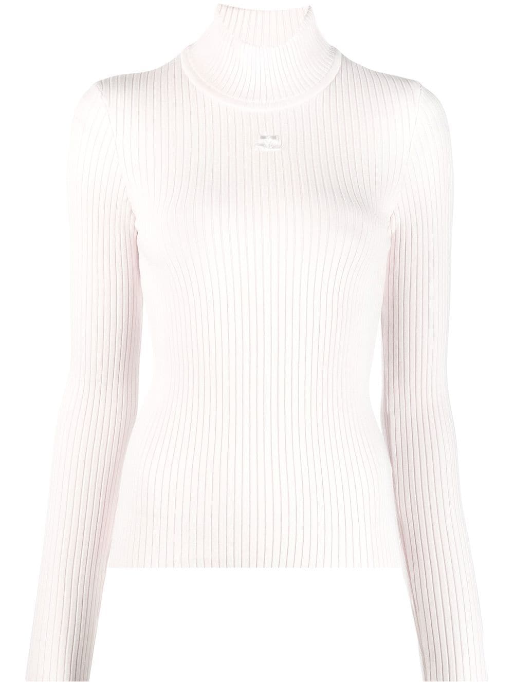 Courreges Turtle neck - Bianco | 4063bb888e9acddc93914b4a814058aaec28ba5f
