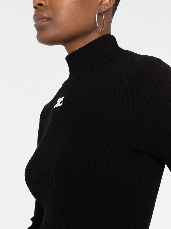 Courreges Turtle neck - Nero | 87e90aca72b5a2a0821b131e648de814a38938c7