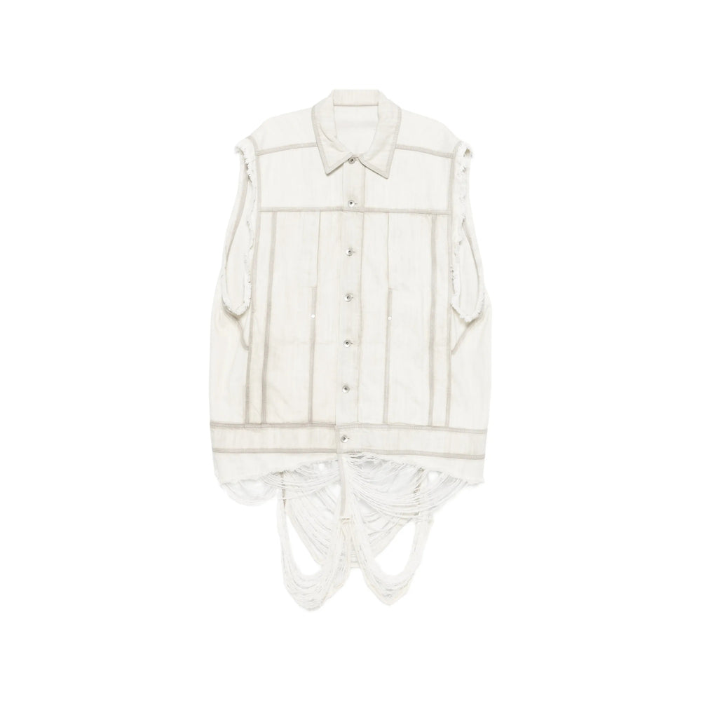 Rick Owens Outwear Waistcoats - Neutro | a697463f35836c656028048c2f5b5bb7509ebab5