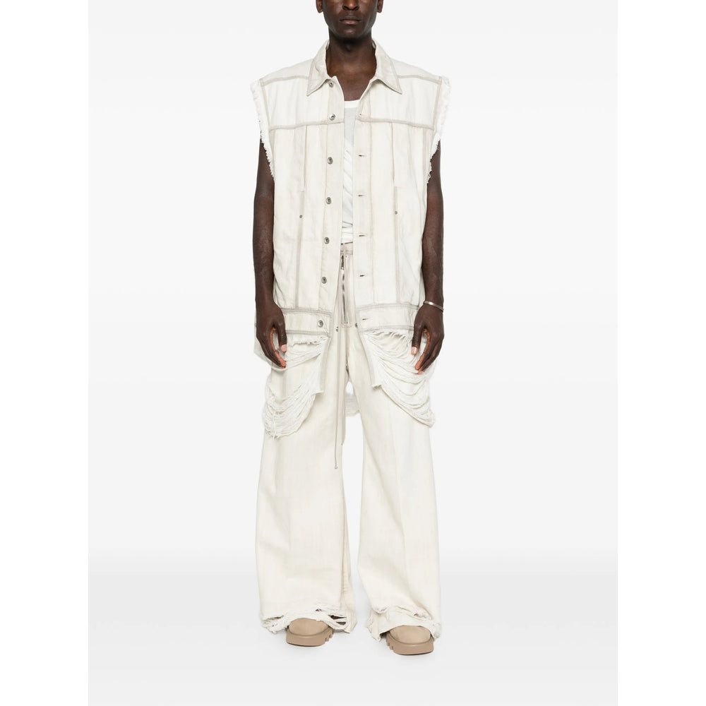Rick Owens Outwear Waistcoats - Neutro | bd39a91add69dd2e58853cf2789591bd48b39801
