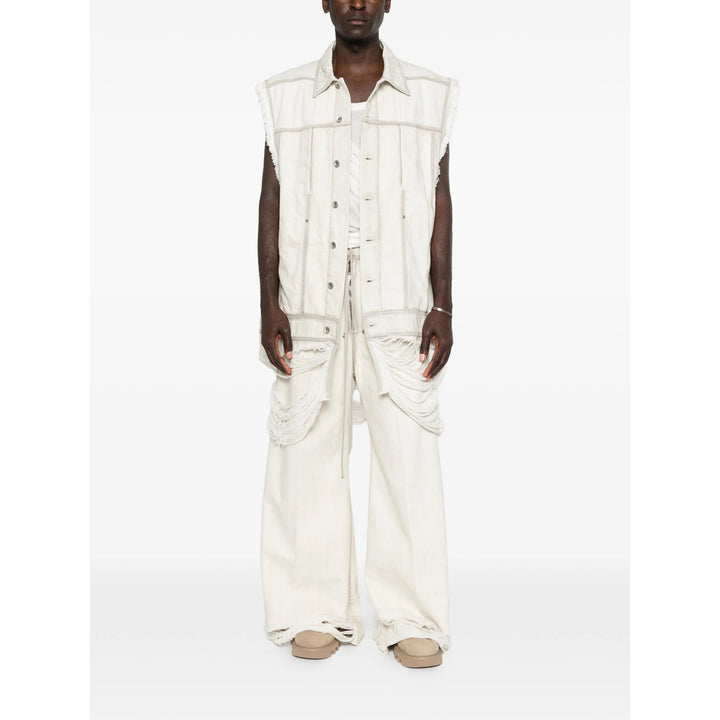 Rick Owens Outwear Waistcoats - Neutro | bd39a91add69dd2e58853cf2789591bd48b39801