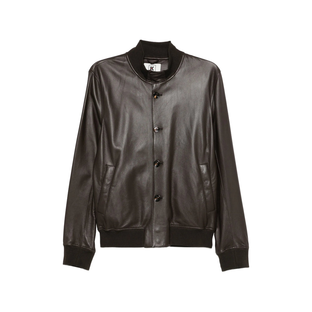 Kired Leather Outerwears - Marrone | 196ae59360baa9600d436c0a8cc4a0f9208f8752