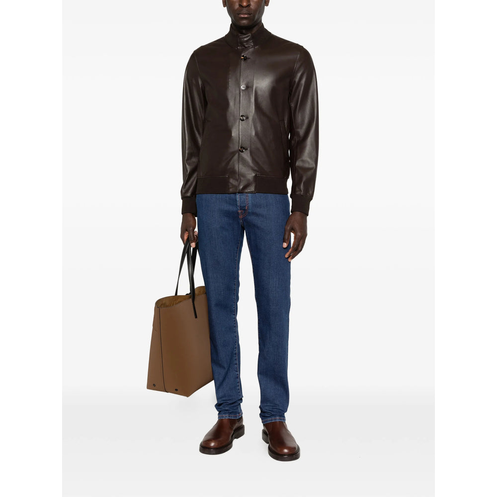 Kired Leather Outerwears - Marrone | 84a896913d46da9326f85b918f9efdcb56e81e41