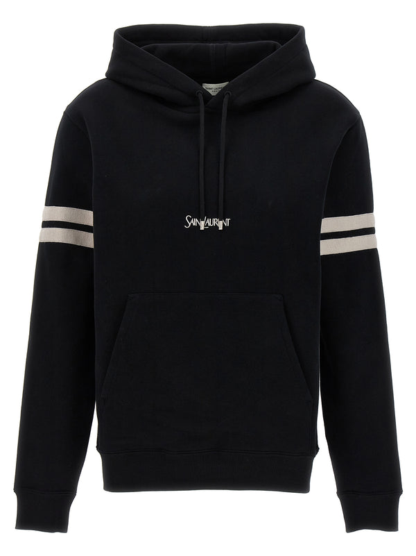 Saint Laurent Felpe Bianco/Nero