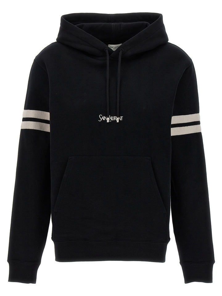 Saint Laurent Saint Laurent Felpe - Bianco/Nero | 18bf88922cb682f8270bbe8c6cc8b2288891f7d7