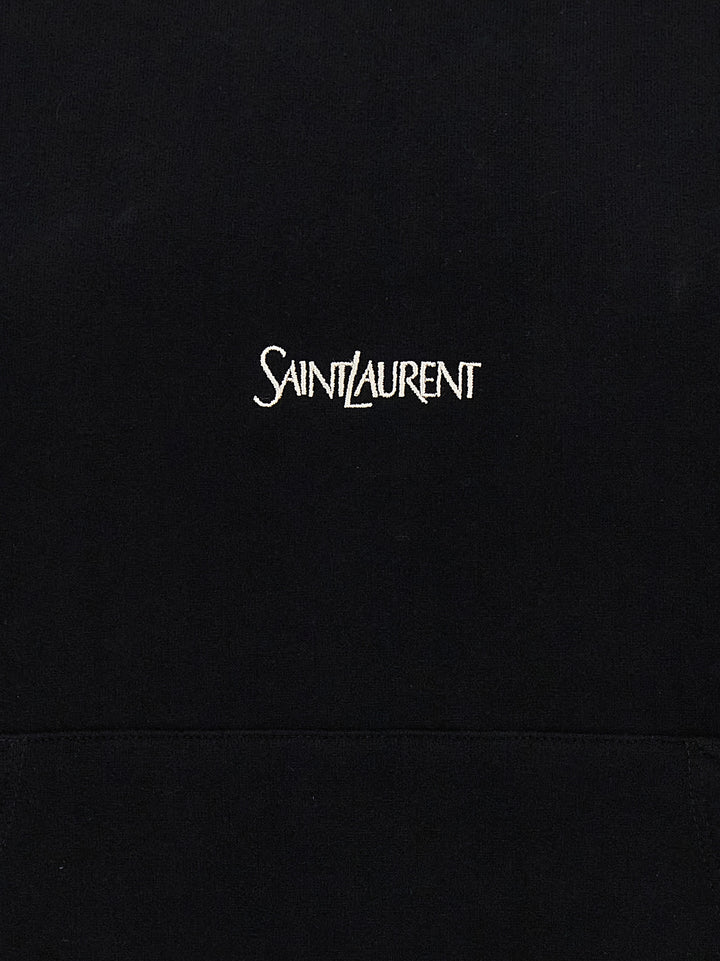 Saint Laurent Saint Laurent Felpe - Bianco/Nero | e5cf36ff168ad5485bcbbfa9747235a1ea20e34c