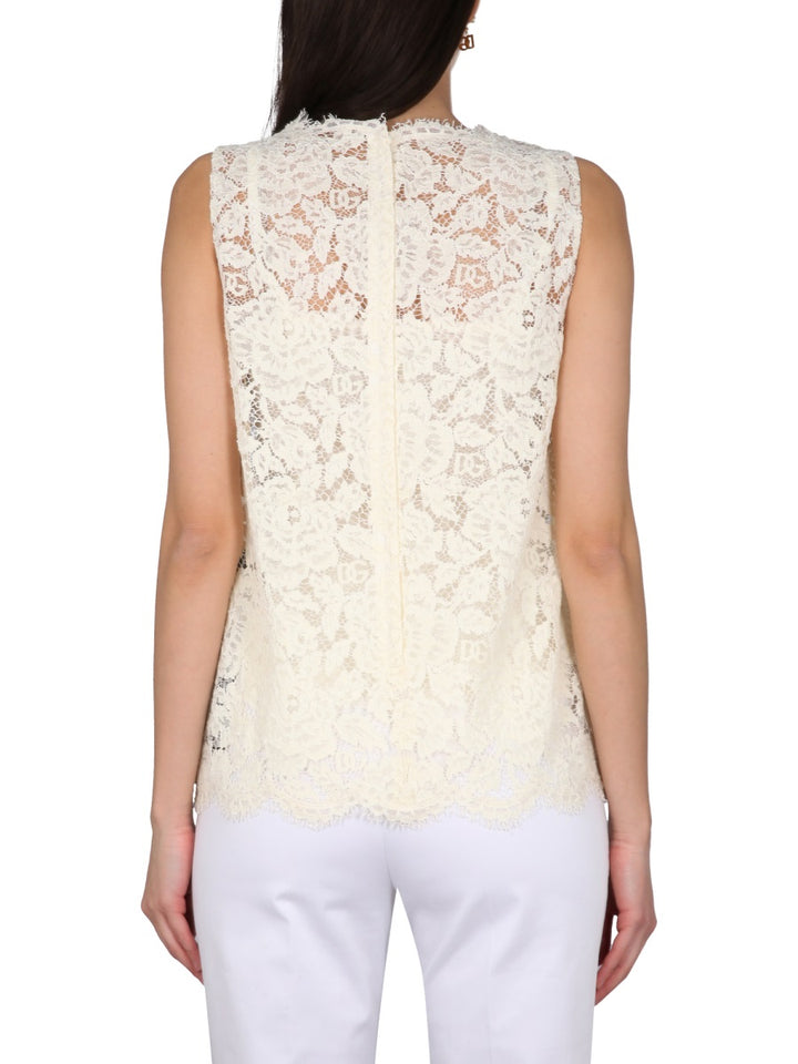 Dolce & Gabbana Top - Bianco | Wanan Luxury