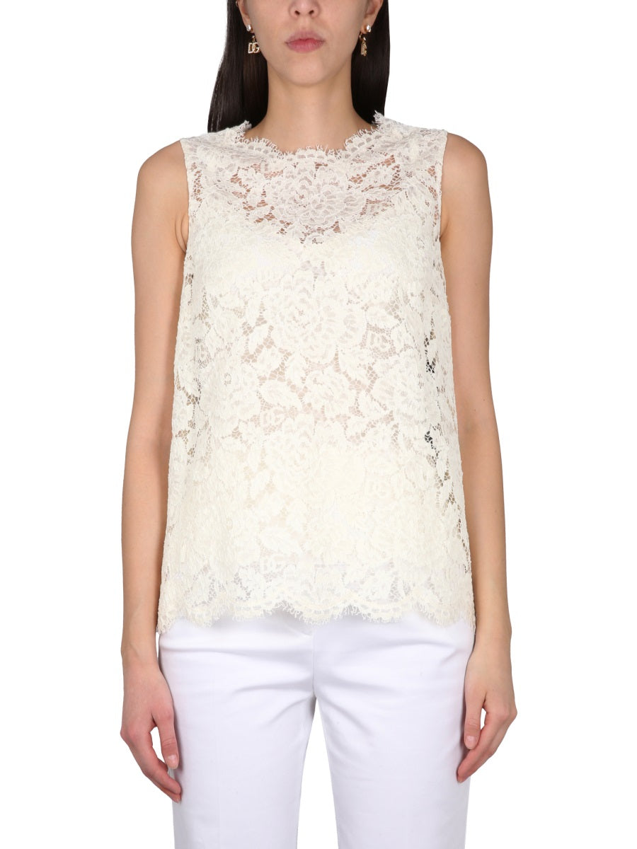Dolce & Gabbana Top - Bianco | Wanan Luxury