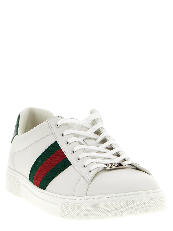 Gucci Ace Sneakers - Bianco | 6d67c8fc8b6a04490df16f90856919d7840f2e7f