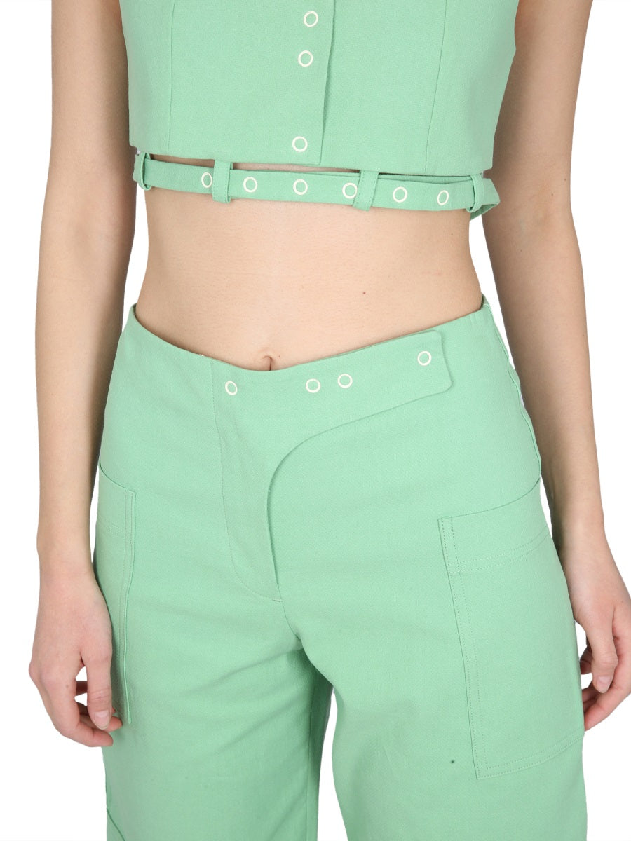 Ganni Top - Verde | Wanan Luxury