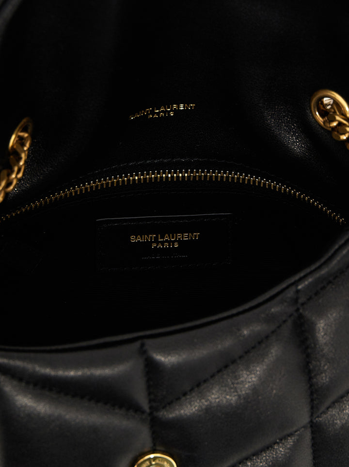 Saint Laurent Puffer Toy Borse a Spalla e Tracolla - Nero | 9baec568ea889030eaac330d6a494f6fc820b4a4