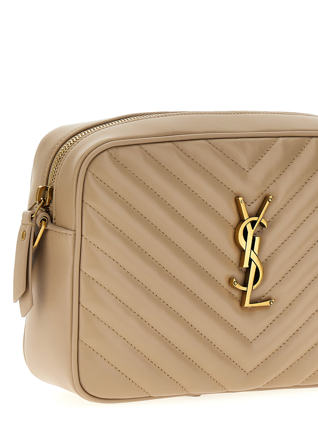 Saint Laurent Lou Borse a Tracolla - Beige | 46277ea45060462e9bb4a23e3e3b7785f6167bee