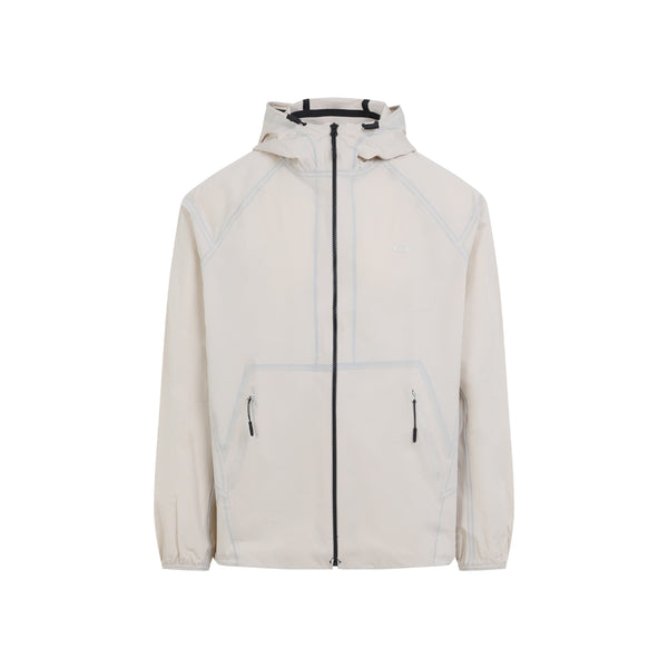 White Fusion White Polyester Jacket