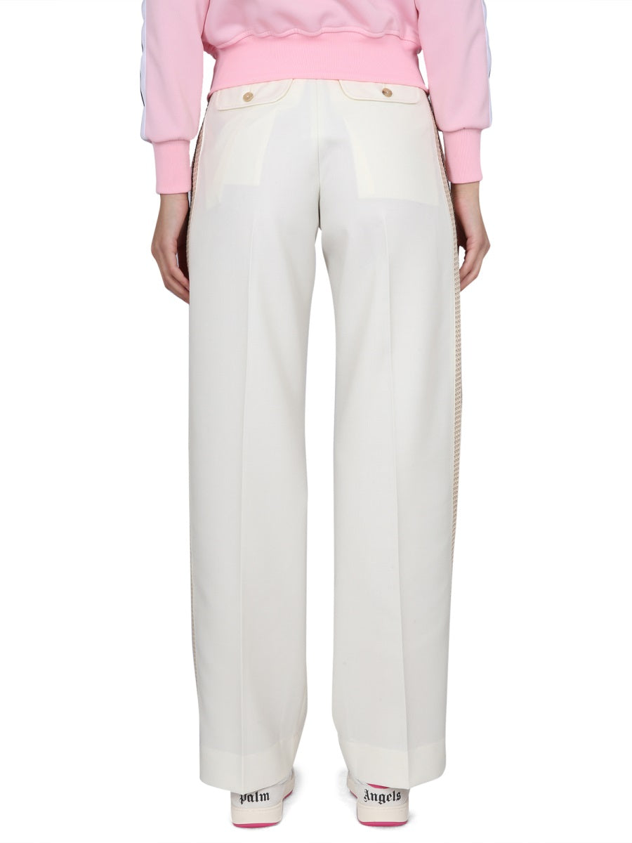 Palm Angels Pantaloni - Bianco | Wanan Luxury