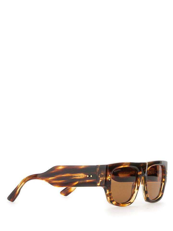 Gucci Occhiali da Sole - Brown | 60d22bf76aebaf06ca4a7e229fc95f73c1cb07de