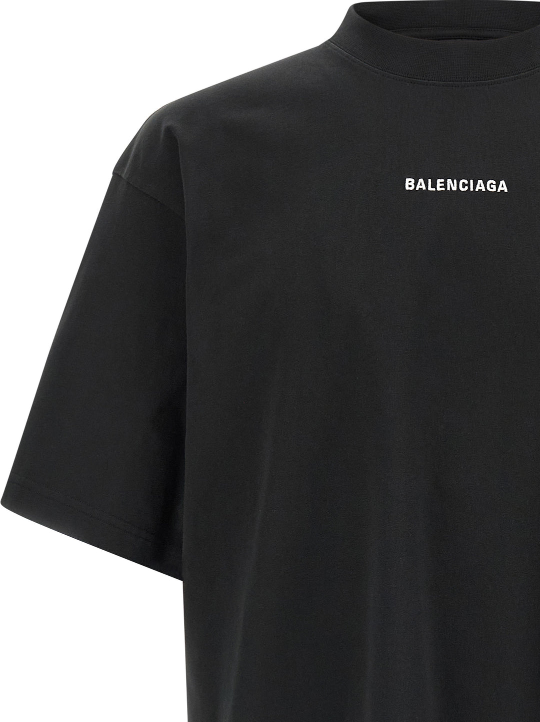 Balenciaga New Balenciaga Back T shirt - Bianco/Nero | bf4ad8569f7ebd399753f3a9159b5030f2a6accc