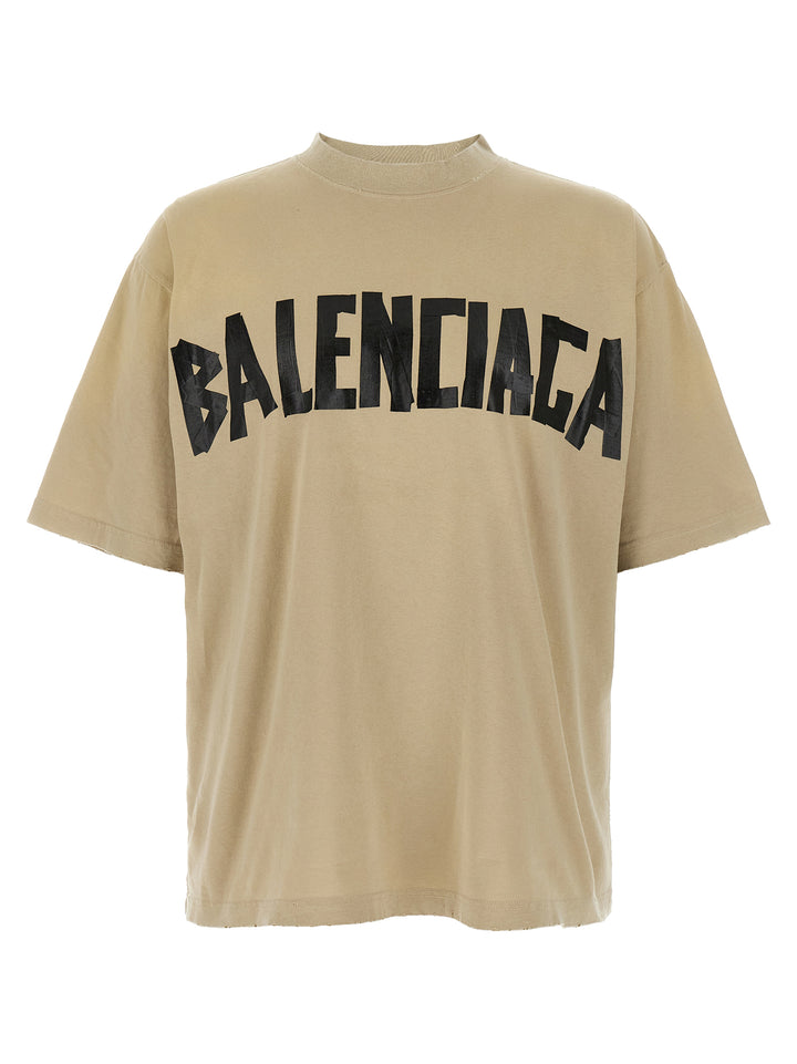 Balenciaga Tape Type T shirt - Beige | 8e3fc2e995cf0676dc94a56ad497eb5cad162af8