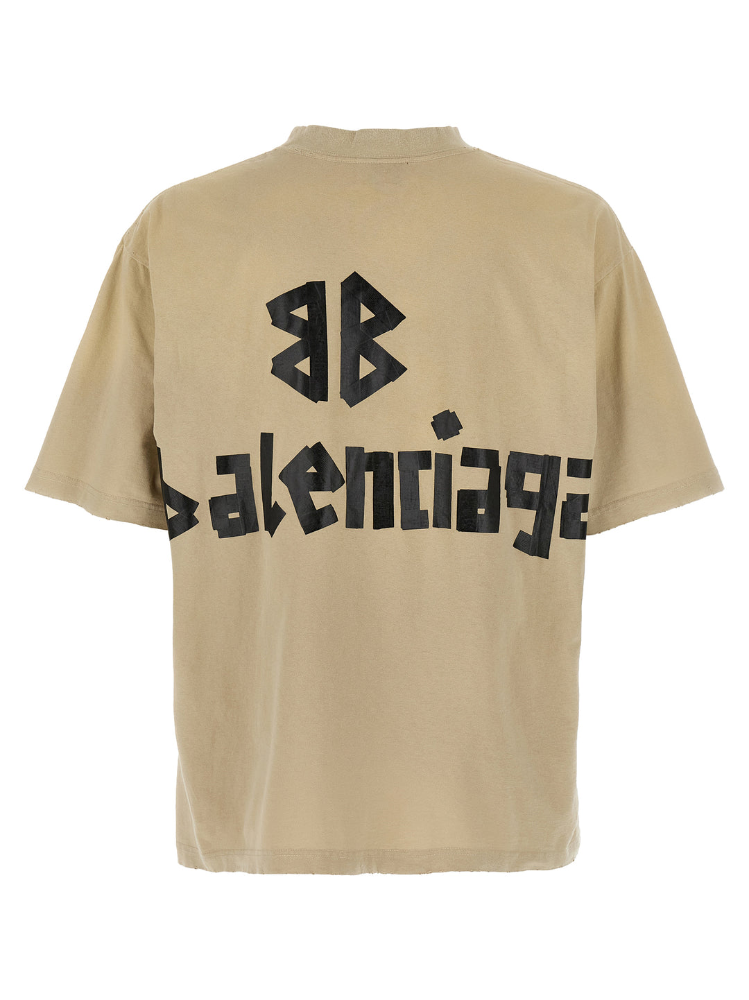 Balenciaga Tape Type T shirt - Beige | cfd595761e1a413774c85979ea553e6557b3df01