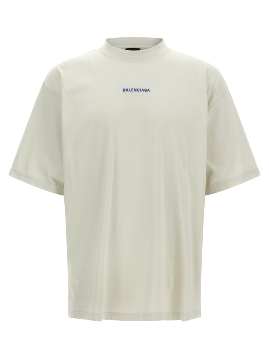 Balenciaga Back T Shirt Beige