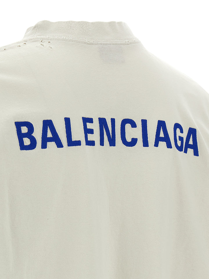 Balenciaga Balenciaga Back T shirt - Beige | c269aff8715270f251b66ac85571edbaa1f69ec0
