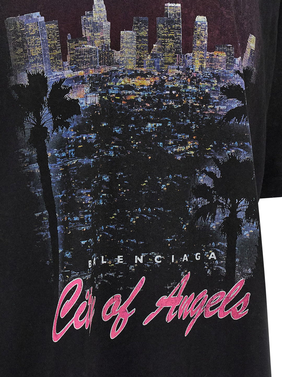 Balenciaga City Of Angels T shirt - Nero | b3c28fcf1fe4e5cdda16e42abc7fde702566214c