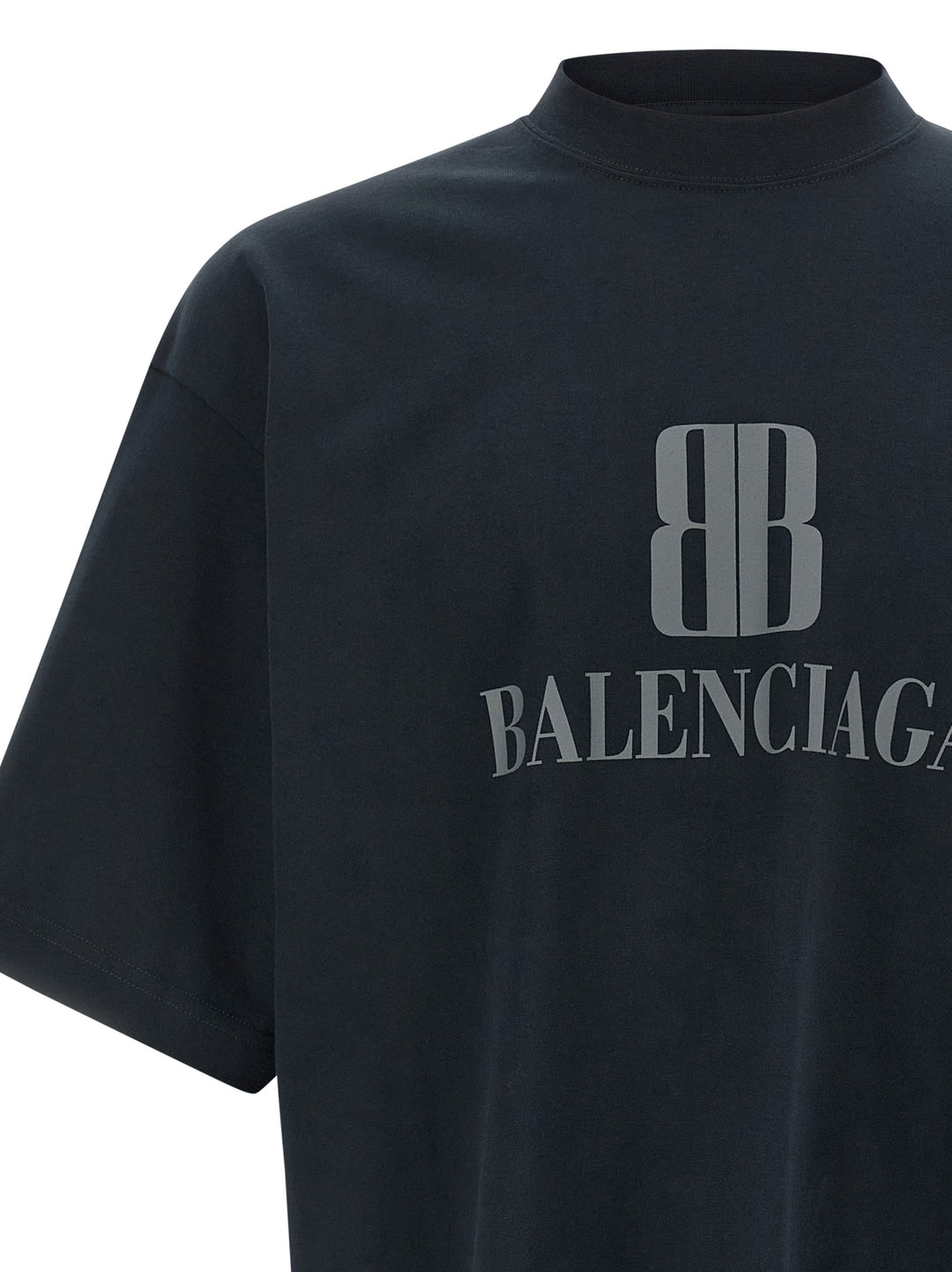 Balenciaga Nano Bb T shirt - Nero | 877d374a68c2d7b2da663408ef60f235fe130b61