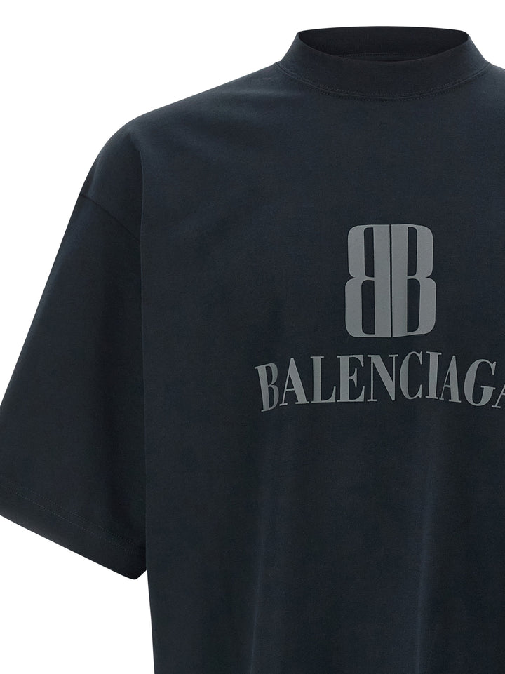 Balenciaga Nano Bb T shirt - Nero | 877d374a68c2d7b2da663408ef60f235fe130b61