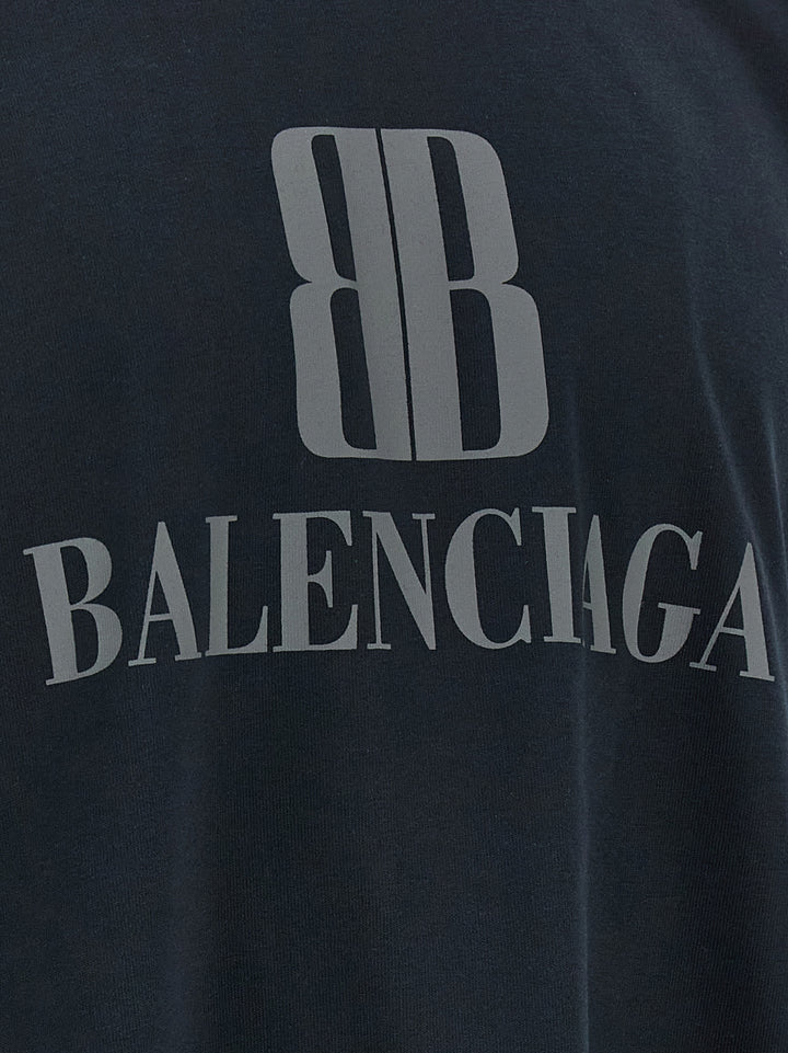 Balenciaga Nano Bb T shirt - Nero | b202ee55db17ea91c40df10eb36e81074b5a0bf9