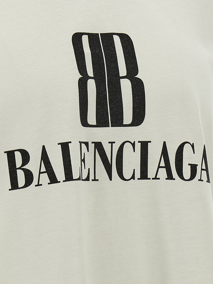 Balenciaga Nano Bb T shirt - Beige | 00411495f1c840e1d7d5ffd3191ec1cbf863089c